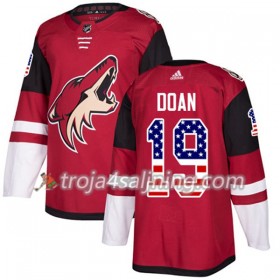 Arizona Coyotes tröja Shane Doan 19 Röd USA Flag Fashion 2017-2018 Adidas Authentic - NHL Tröjor Herr